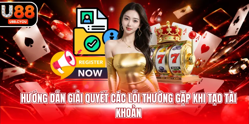 Hướng dẫn giải quyết các lỗi thường gặp khi tạo tài khoản